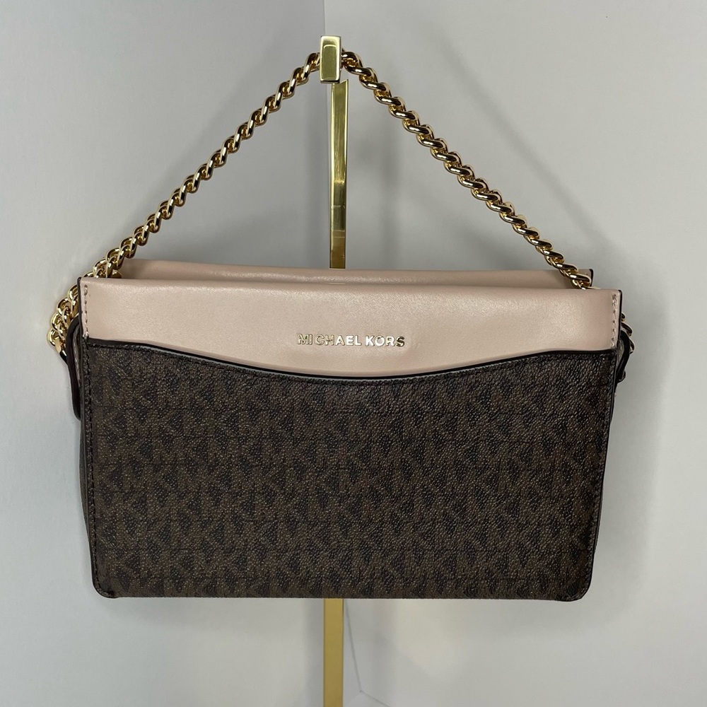 Jet Set Large Logo Chain Crossbody Bag
